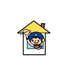 年長ヒーロー とりぺい（個別スタンプ：18）