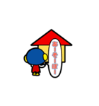 年長ヒーロー とりぺい（個別スタンプ：19）