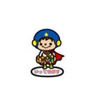 年長ヒーロー とりぺい（個別スタンプ：25）