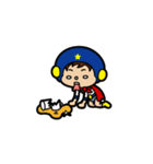 年長ヒーロー とりぺい（個別スタンプ：34）