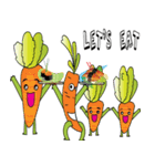 Funny Vegetables (EN)（個別スタンプ：22）