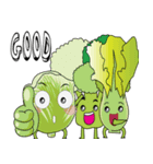 Funny Vegetables (EN)（個別スタンプ：40）