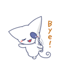シロネコももにゃん（個別スタンプ：26）
