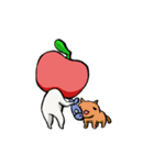 りんごのアポさん（個別スタンプ：34）