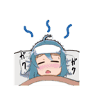 萌えさしナビ〜学園生活編〜（個別スタンプ：5）