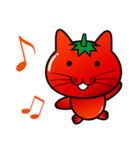 トマト猫（個別スタンプ：3）
