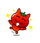 トマト猫（個別スタンプ：24）