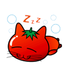 トマト猫（個別スタンプ：28）