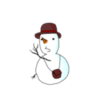 Live with snowman（個別スタンプ：5）