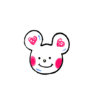 しろくまトーキちゃんのスタンプで会話（個別スタンプ：1）