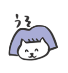 いろんな髪形のねこ（個別スタンプ：6）