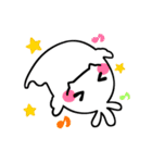 しろん＋もちゃ（個別スタンプ：9）