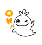 しろん＋もちゃ（個別スタンプ：10）
