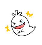 しろん＋もちゃ（個別スタンプ：15）