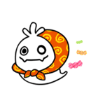 しろん＋もちゃ（個別スタンプ：16）
