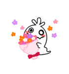 しろん＋もちゃ（個別スタンプ：38）