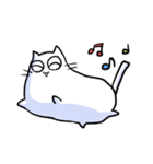 しろいねこのスタンプ（個別スタンプ：30）