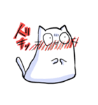 しろいねこのスタンプ（個別スタンプ：34）
