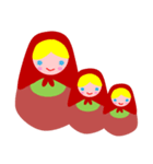 マトリョーシカスタンプ（個別スタンプ：1）