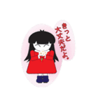 赤い服の女の子（個別スタンプ：23）