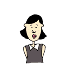 真顔なひとら（個別スタンプ：10）