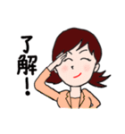 OL M子のスタンプ（個別スタンプ：7）