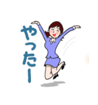 OL M子のスタンプ（個別スタンプ：18）
