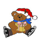 Super Christmas Santa Claus and animals（個別スタンプ：24）