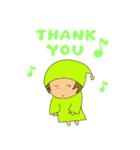 THANK YOU ありがとう（個別スタンプ：1）