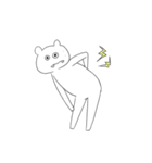 謎の白い奴（個別スタンプ：5）