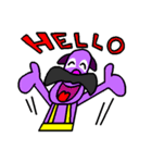 Mustached Dog（個別スタンプ：1）