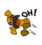 Mustached Dog（個別スタンプ：21）