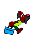 Mustached Dog（個別スタンプ：23）