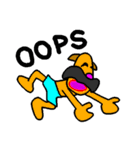 Mustached Dog（個別スタンプ：26）