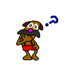 Mustached Dog（個別スタンプ：29）