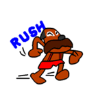 Mustached Dog（個別スタンプ：39）