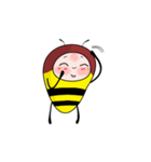 愉快な蜂（個別スタンプ：3）
