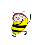 愉快な蜂（個別スタンプ：8）