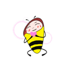 愉快な蜂（個別スタンプ：35）