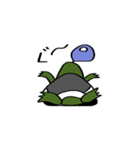 緑のカエル（個別スタンプ：2）