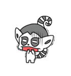 ワオキツネザルと一緒（個別スタンプ：3）