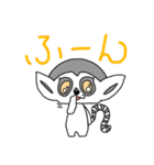 ワオキツネザルと一緒（個別スタンプ：13）