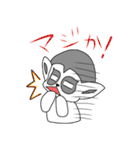 ワオキツネザルと一緒（個別スタンプ：25）