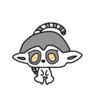 ワオキツネザルと一緒（個別スタンプ：34）