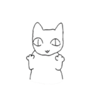 白猫のロビン（個別スタンプ：25）