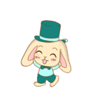 寄り添うバニーブー（個別スタンプ：1）