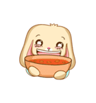 寄り添うバニーブー（個別スタンプ：3）