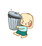 寄り添うバニーブー（個別スタンプ：21）