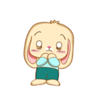 寄り添うバニーブー（個別スタンプ：34）