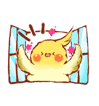 もふもふインコちゃん（個別スタンプ：1）